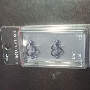 Pierced Nation Nipple Rings